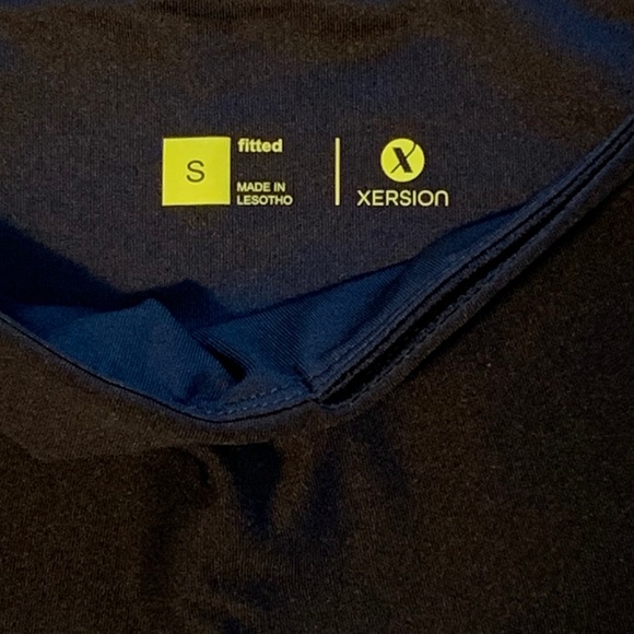 Xersion 7/8 Mesh Leggings In Blue Sandstone - Picture 6 of 7